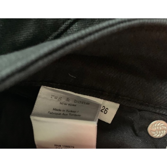 Rag & bone | nina high rise coated jeans - Picture 6 of 7